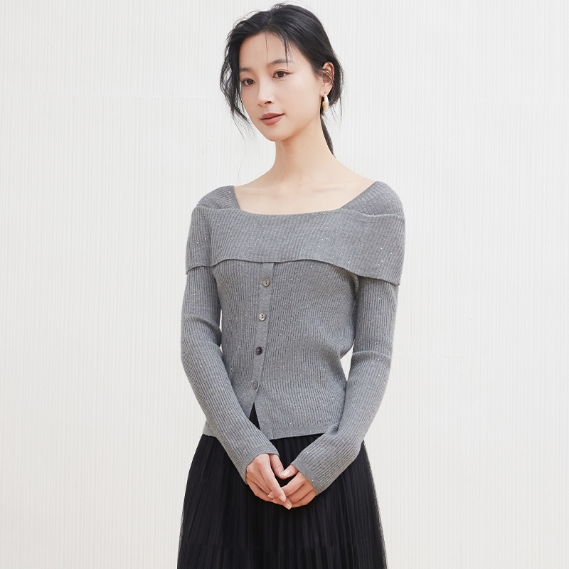 【小余专属】佳人苑毛针织衫女秋季新款J435231