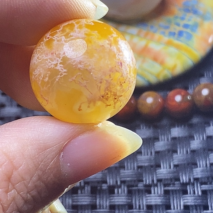 开***狼玛瑙/玉髓未镶嵌颈饰