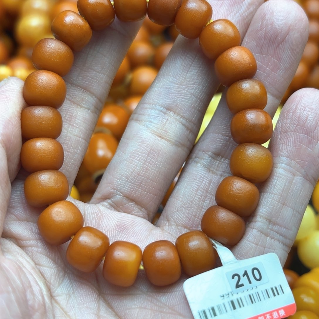 琥珀手链未镶嵌蜜蜡