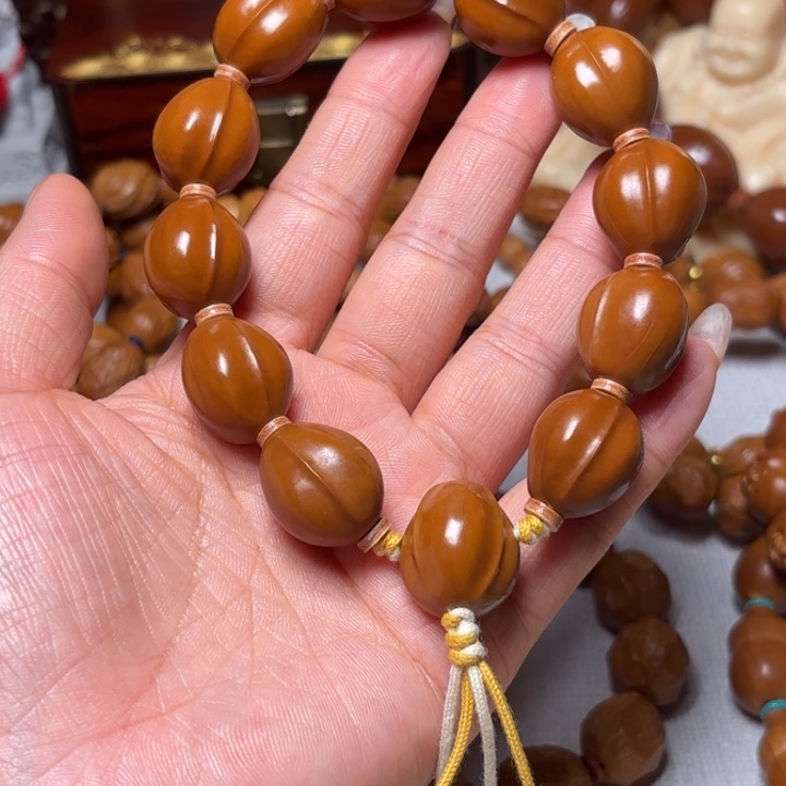 芒***尧橄榄核手串/手链1.6鲨鱼背