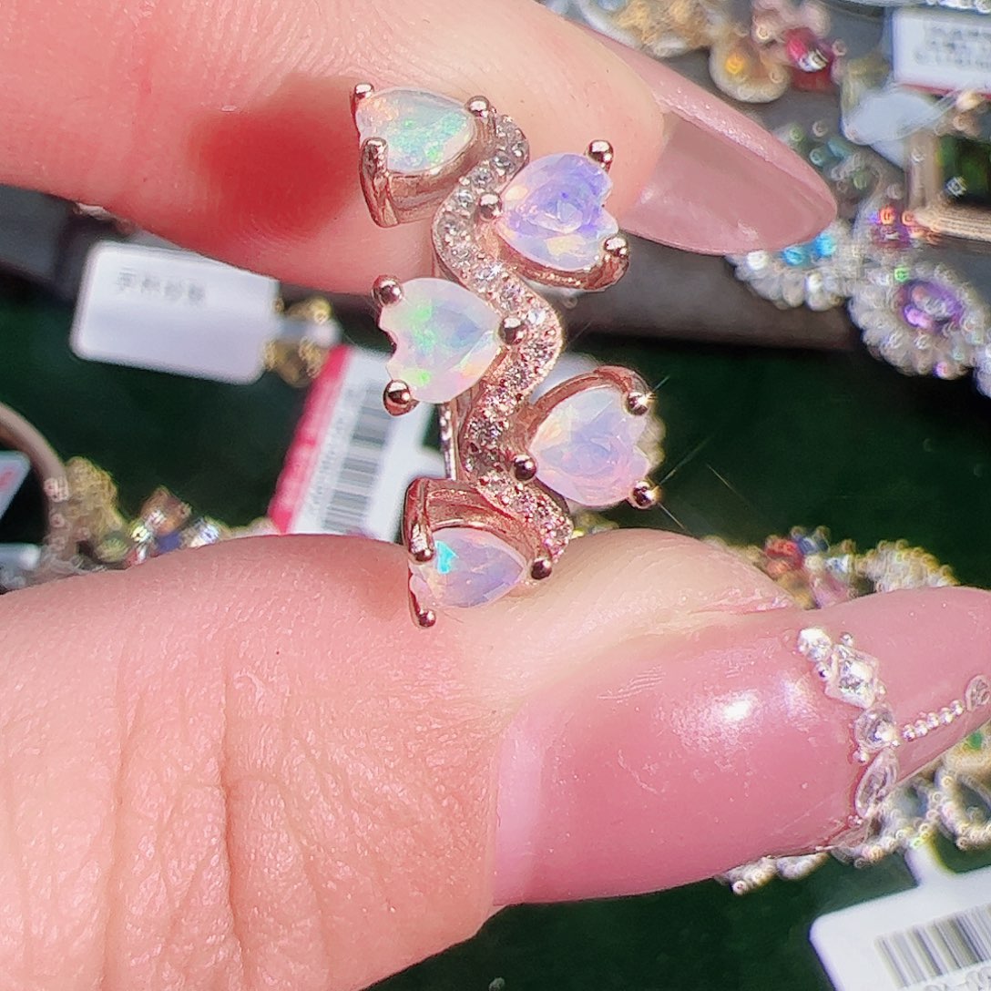 欧泊欧泊戒指银S925镶嵌