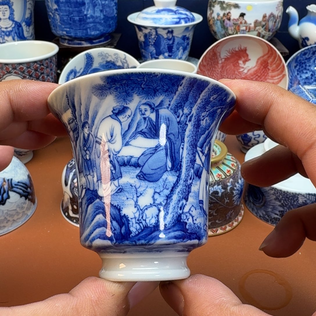 O***Q杯子景德镇全手工手绘陶瓷