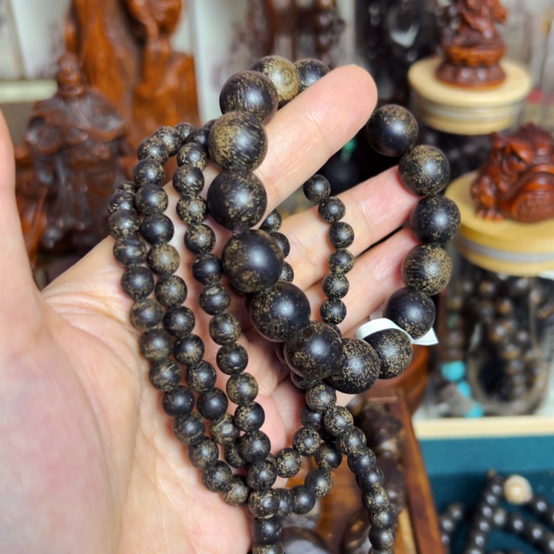 阴沉木年货节福利活动文玩手串把件摆件