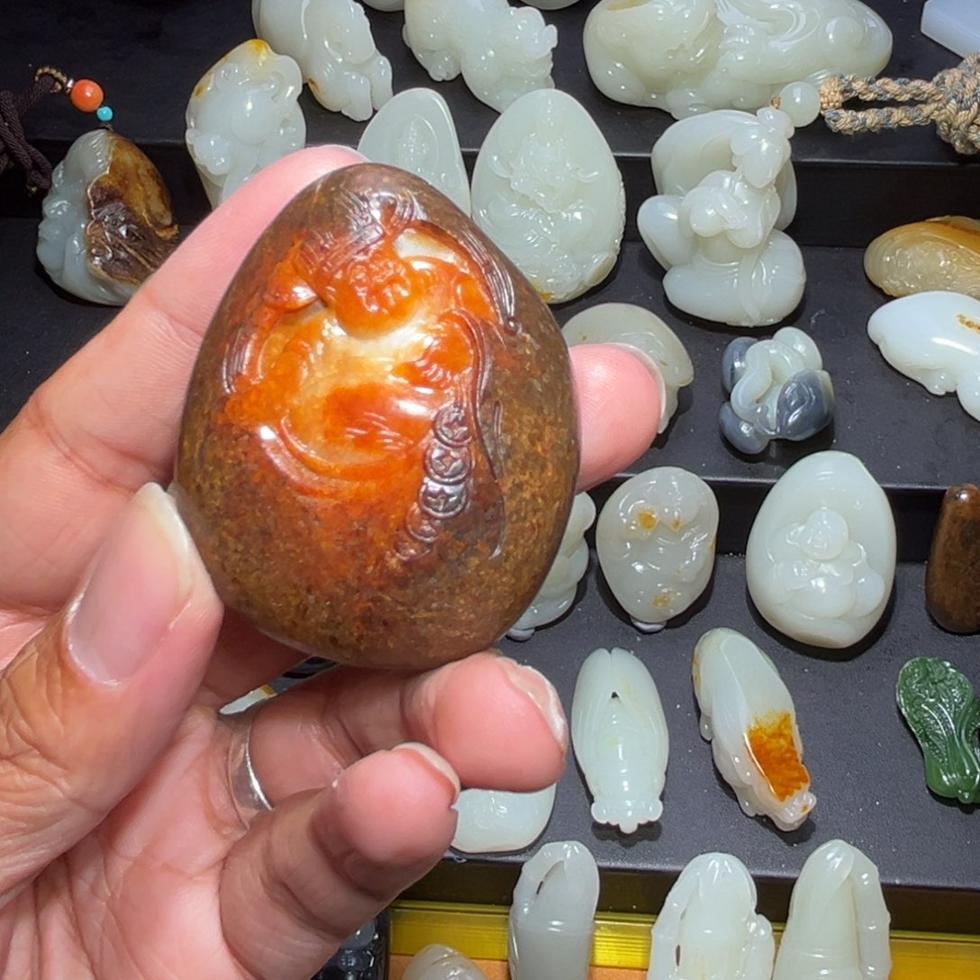 和田玉颈饰未镶嵌沧**风