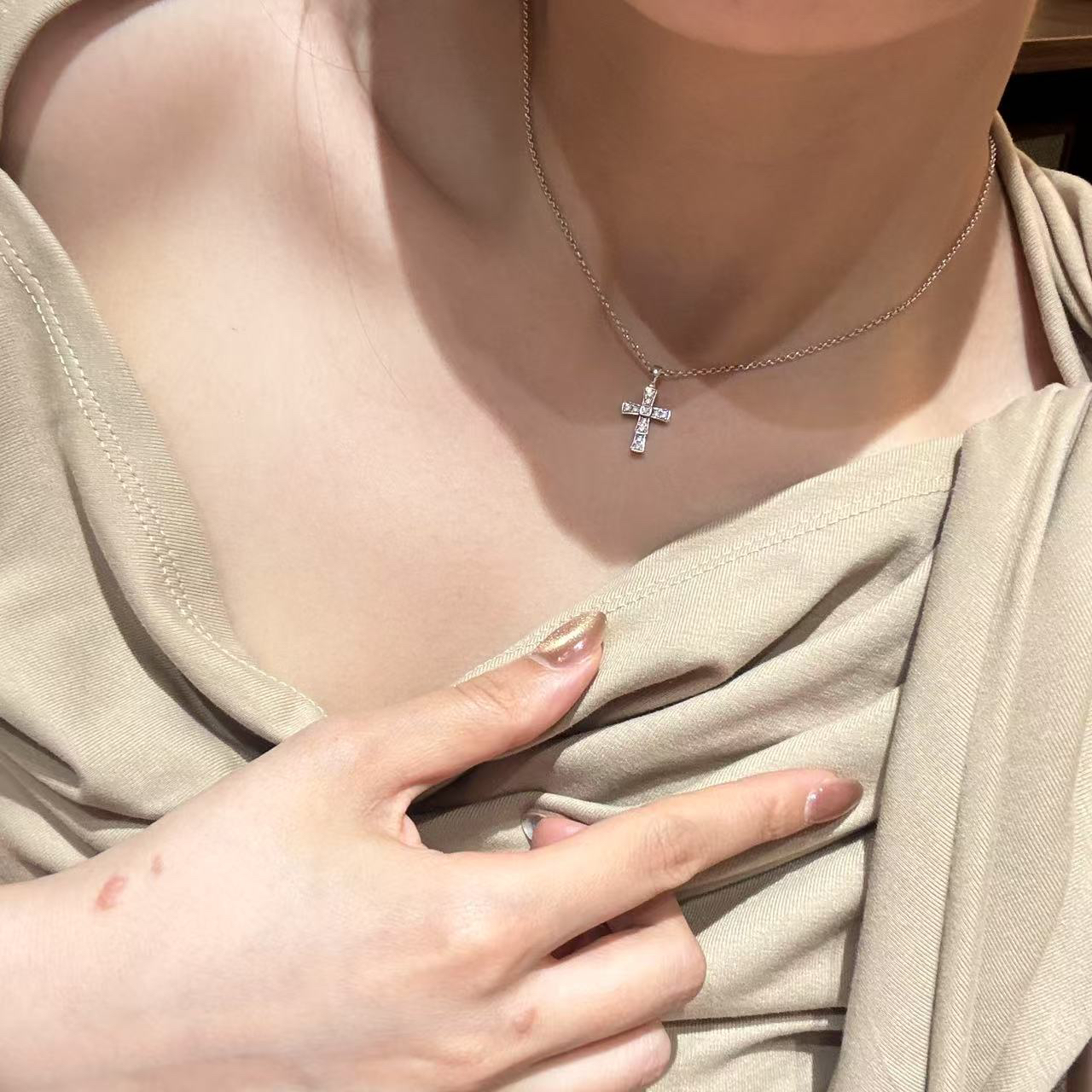 合金项链 PPRK.经典款单十项链 银色