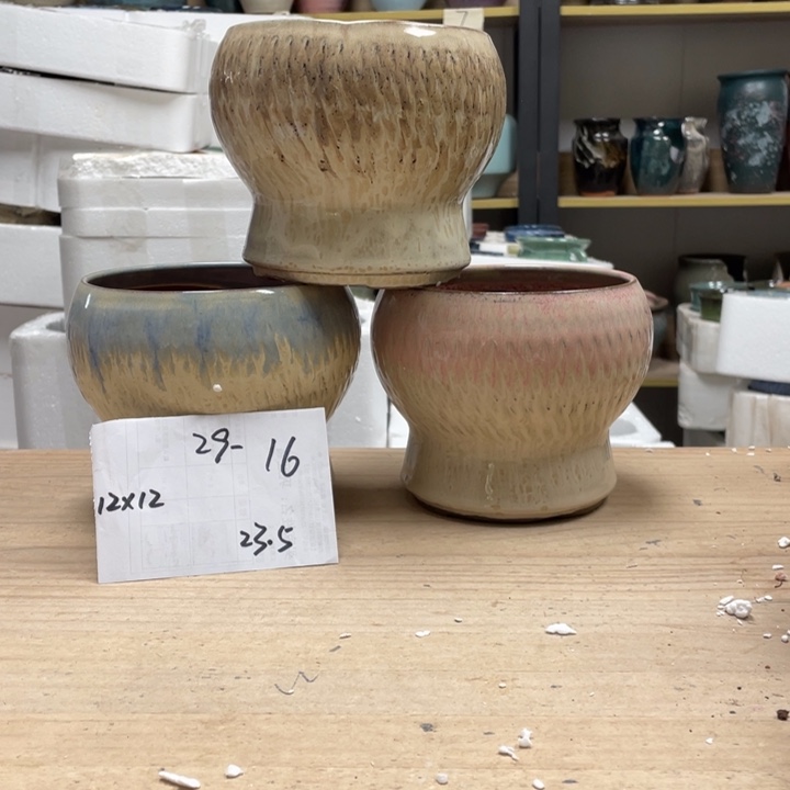 紫砂花盆多肉花盆微瑕16