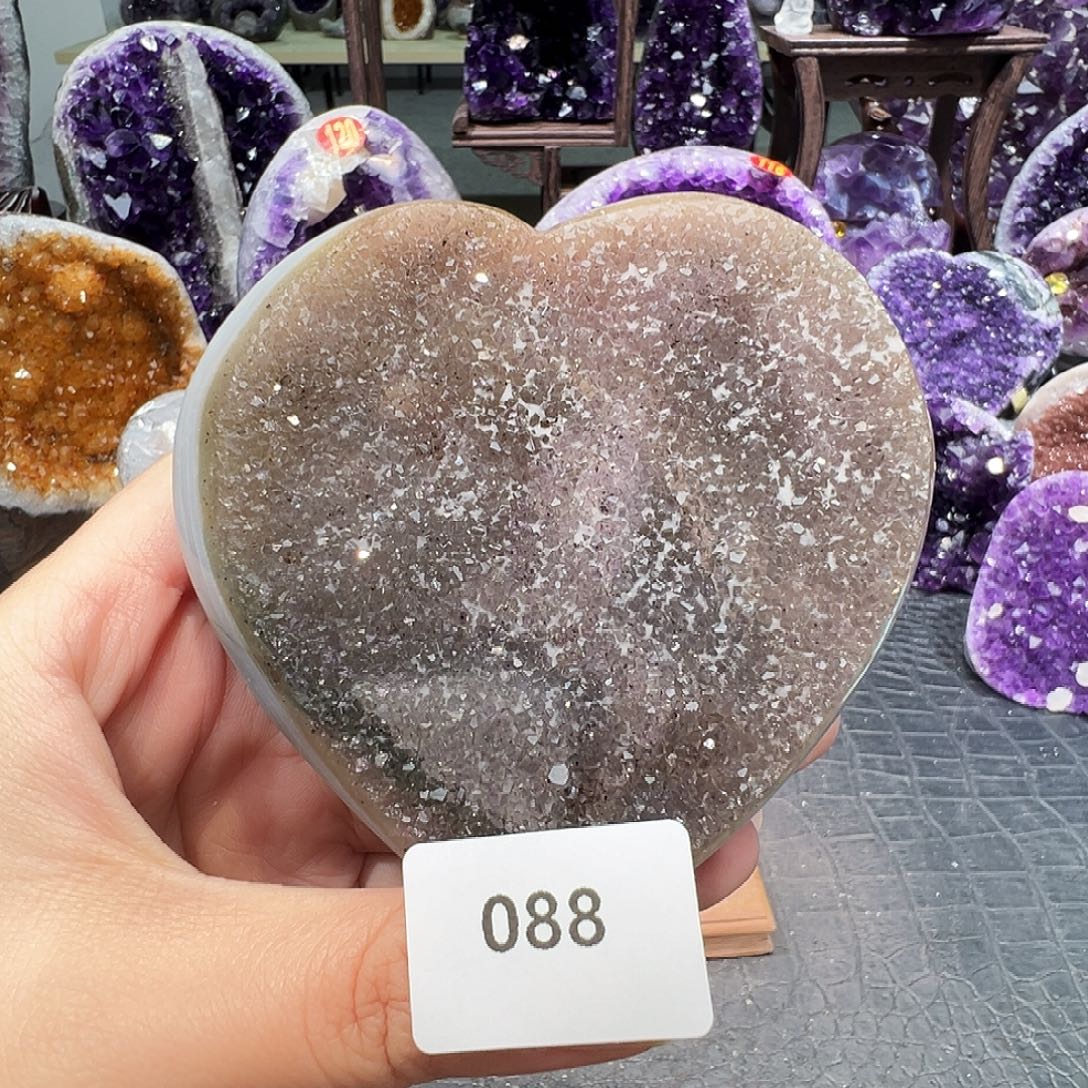 珠宝半成品紫晶未镶嵌