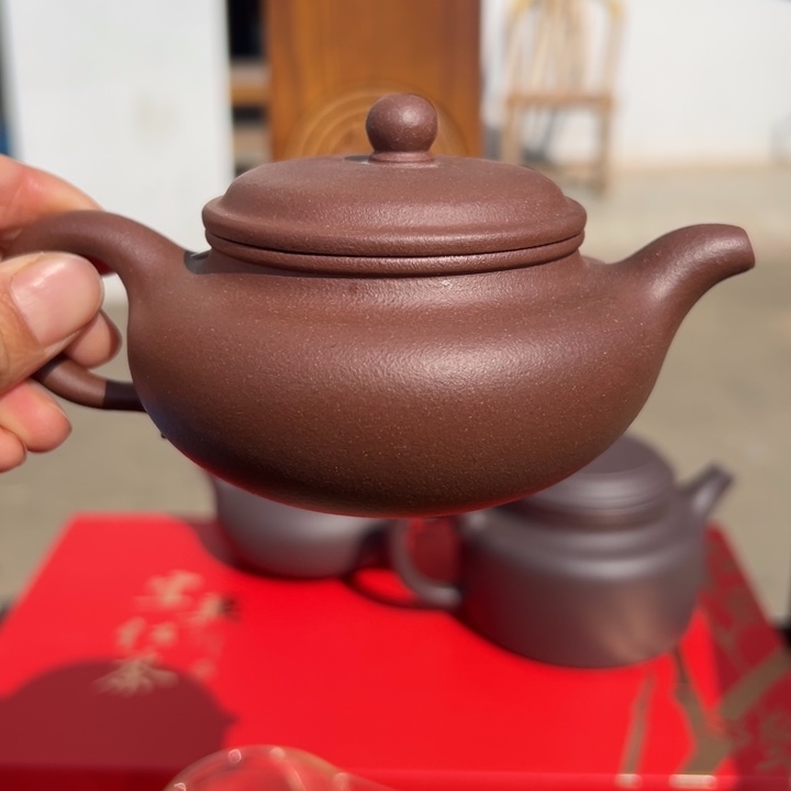 紫砂茶壶精工仿古200c c