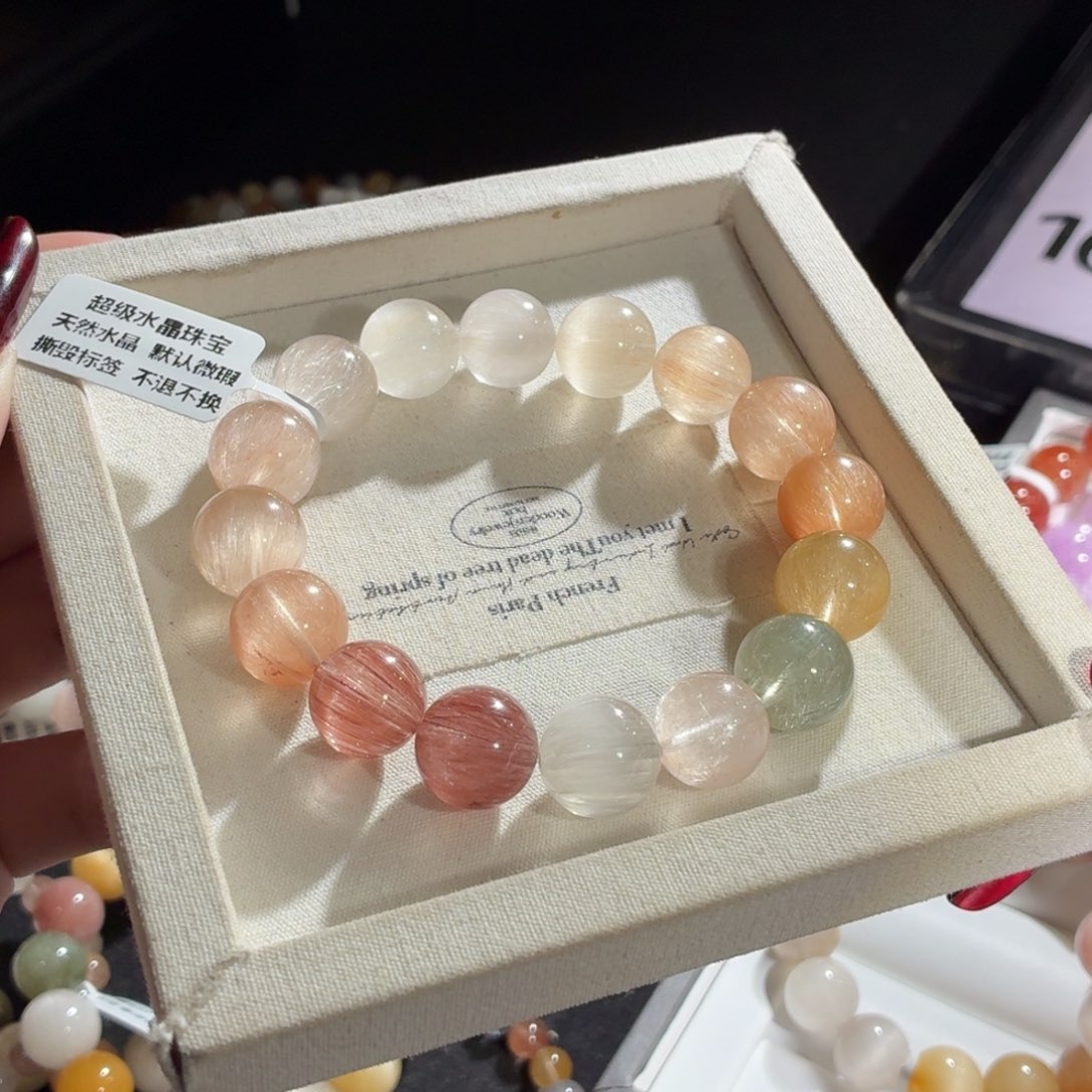 水晶手链未镶嵌158号多样性发一V 13+