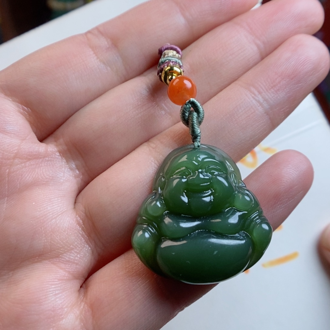 和田玉手链未镶嵌清*?7