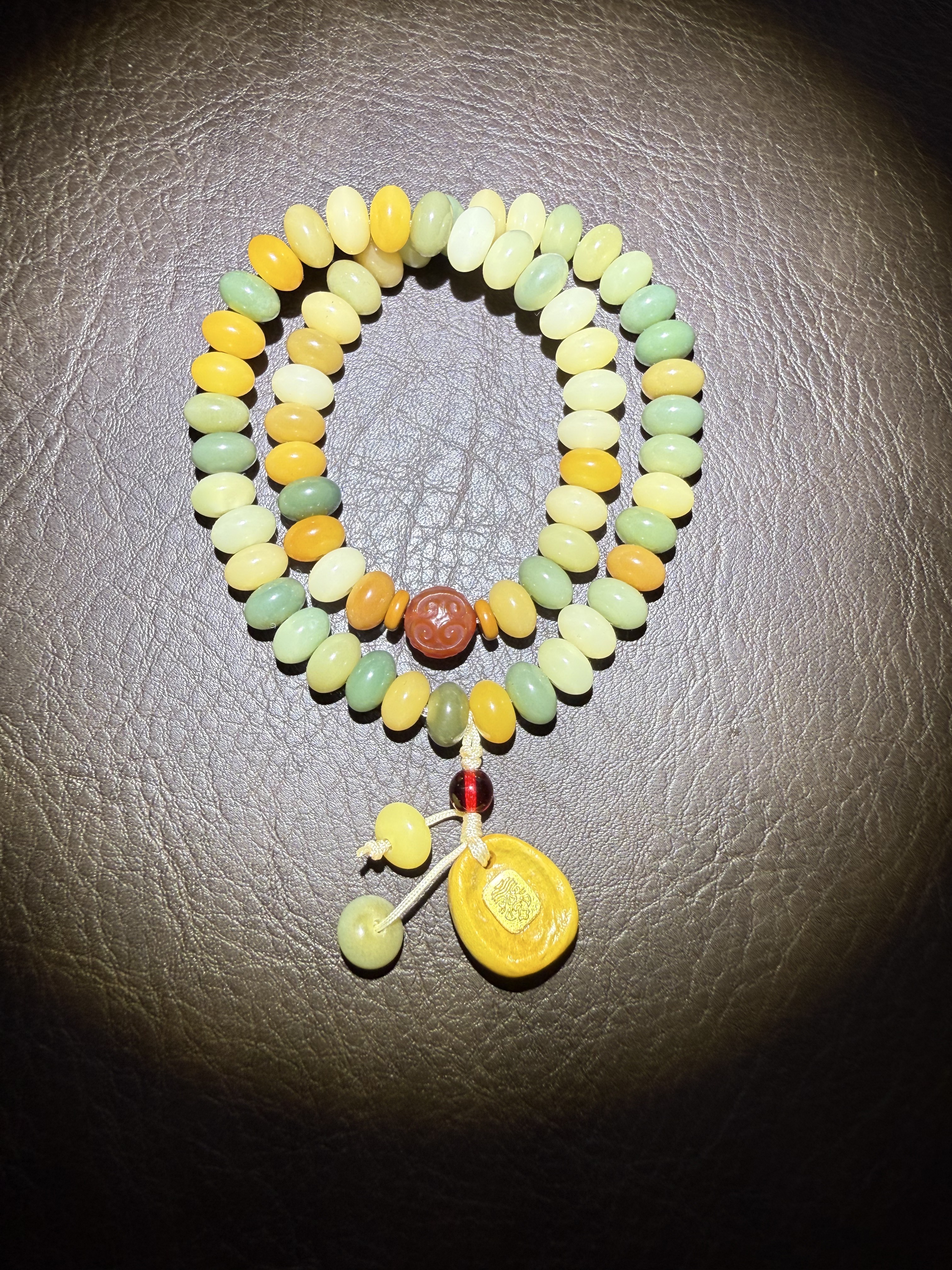 0089 多宝算盘珠 精品双圈菩提摆件PT0089（无礼盒）