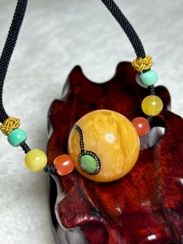 3号尼泊尔工艺满蜜锁骨珠子气质时尚百搭民族风珠珠精美