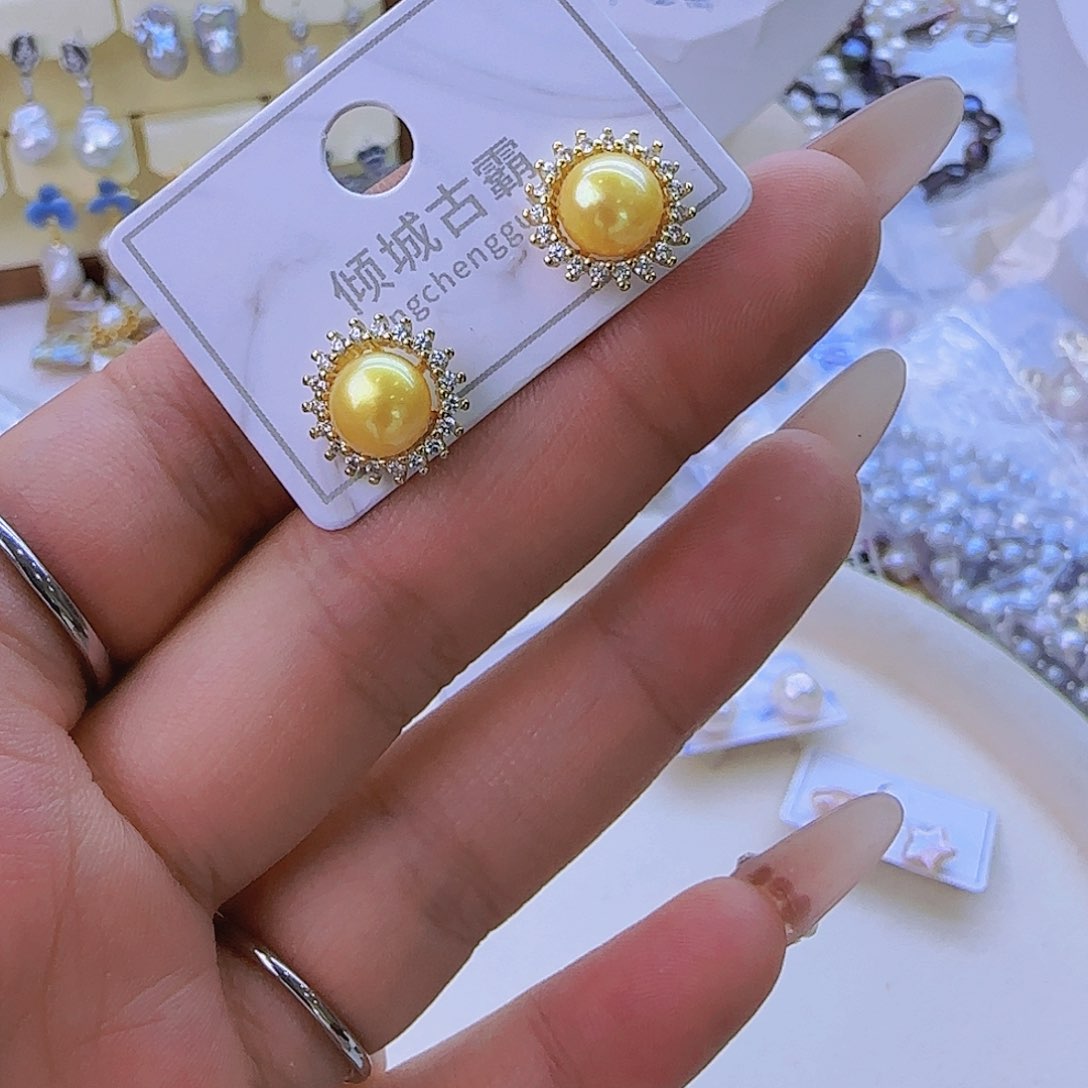 银S925镶嵌淡水珍珠16