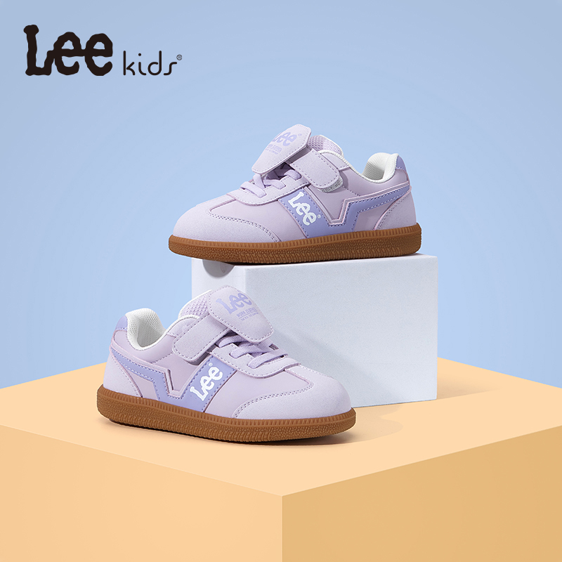 Leekids儿童德训鞋2025春秋新款板鞋秋款运动鞋板鞋男女宝休闲鞋