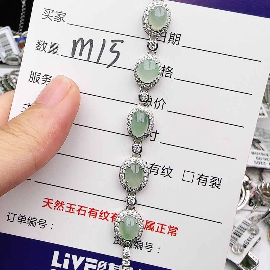 银S925镶嵌戒指翡翠q