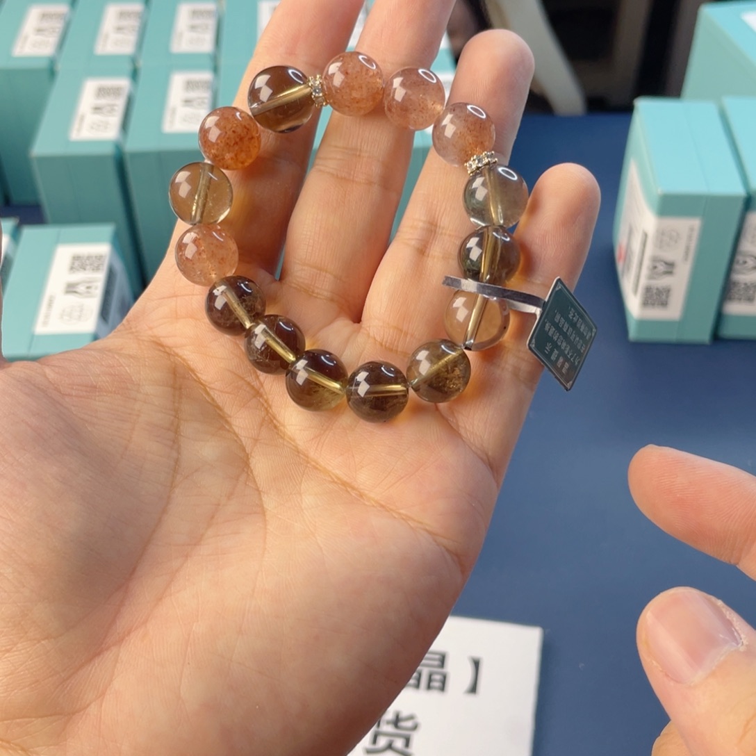银S925镶嵌手链水晶