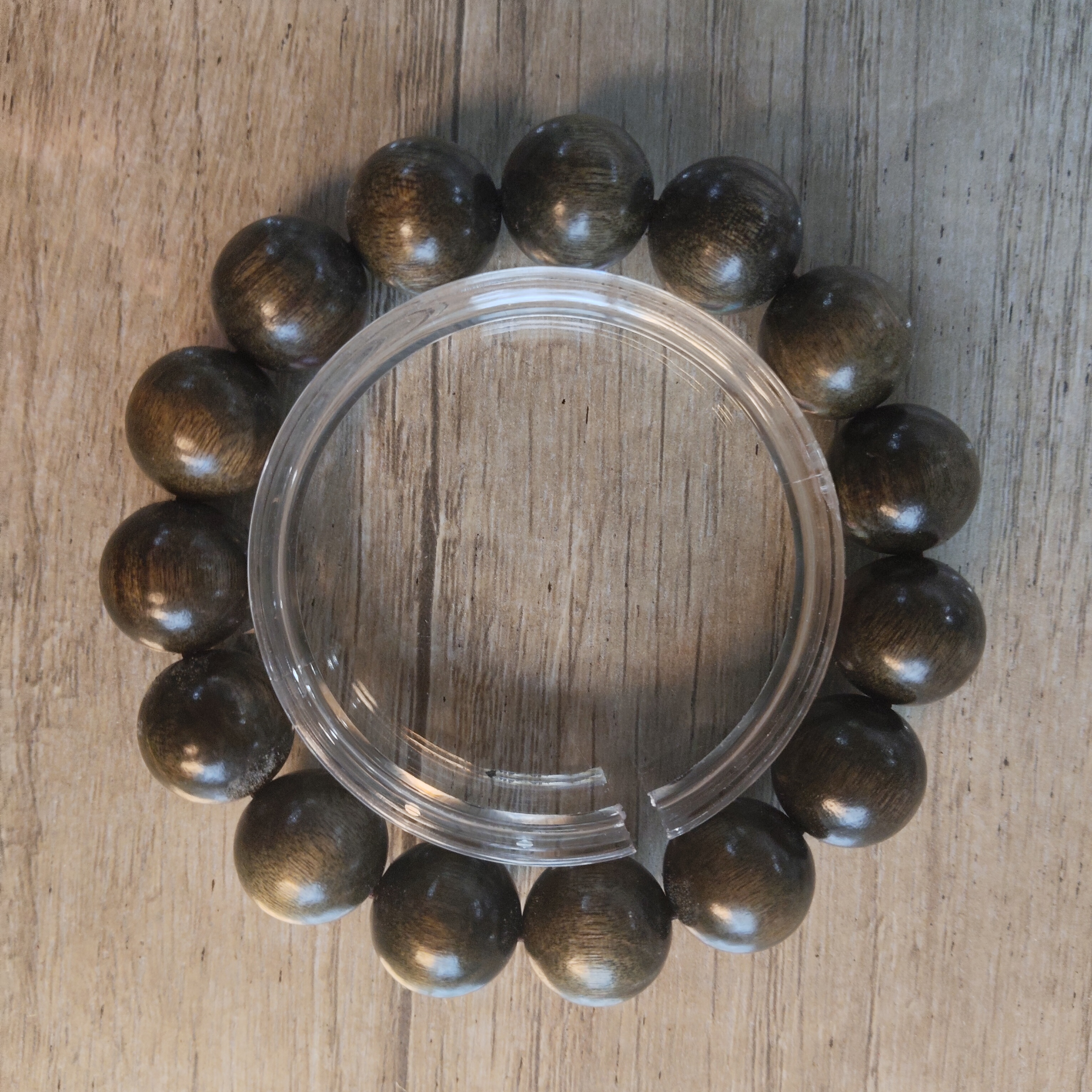 H87 金丝楠乌金1.5cm 圆珠手串