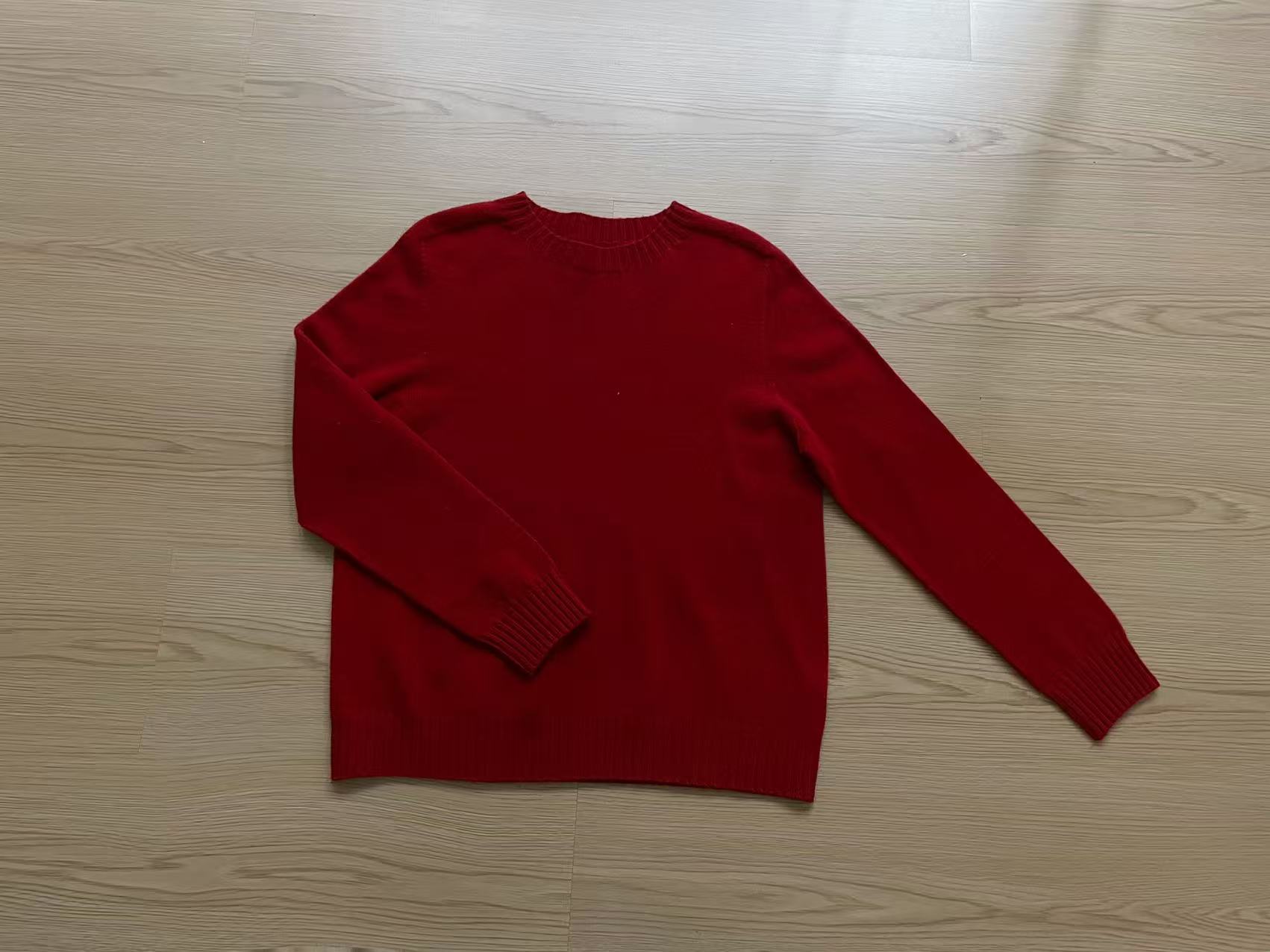 【汐汐女装二店】小个子定制秋季圆领百搭纯色羊毛打底衫 HJ98702