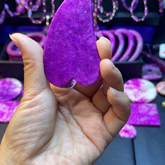 感***恩非金属刮痧板果酱紫