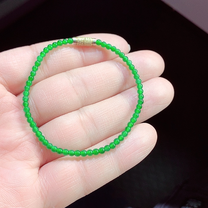 翡翠手链未镶嵌天然翡翠手链未镶嵌