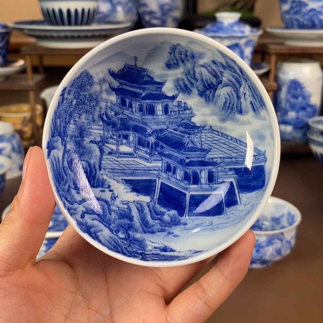 景德镇陶瓷手工手绘