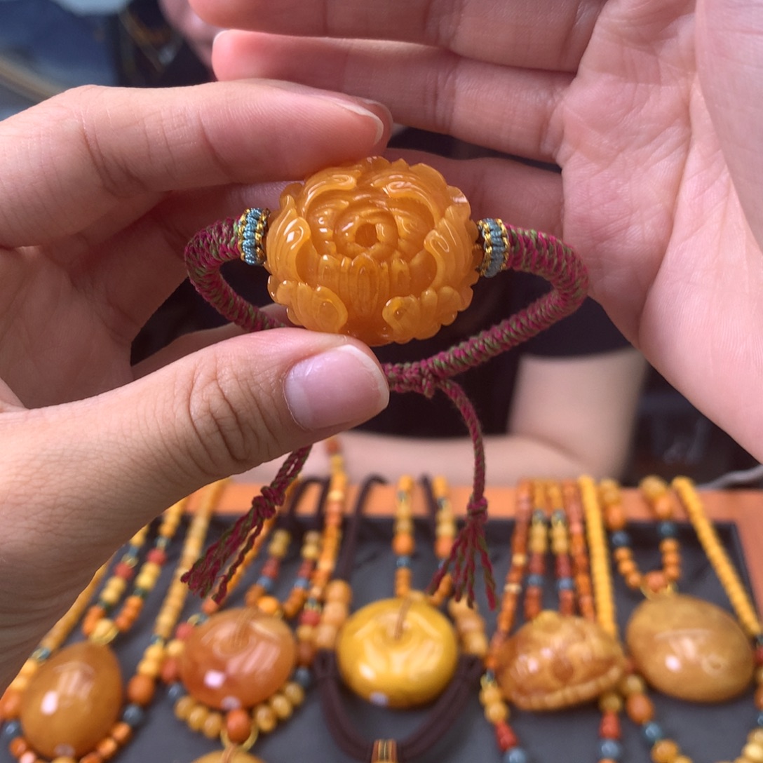 手绳蜜蜡未镶嵌天然