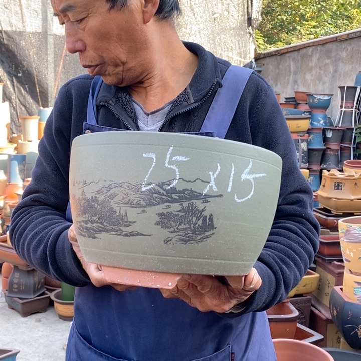 紫砂花盆紫砂花盆盆栽花卉苗木