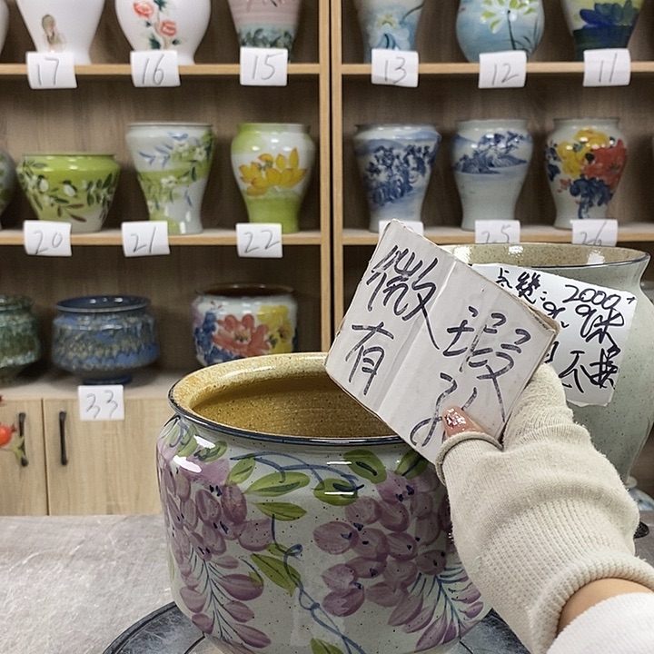 缸5xc景德镇陶瓷花盆