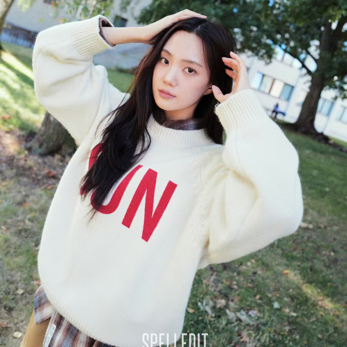 SPELLEDIT25冬一期sun插肩毛衣