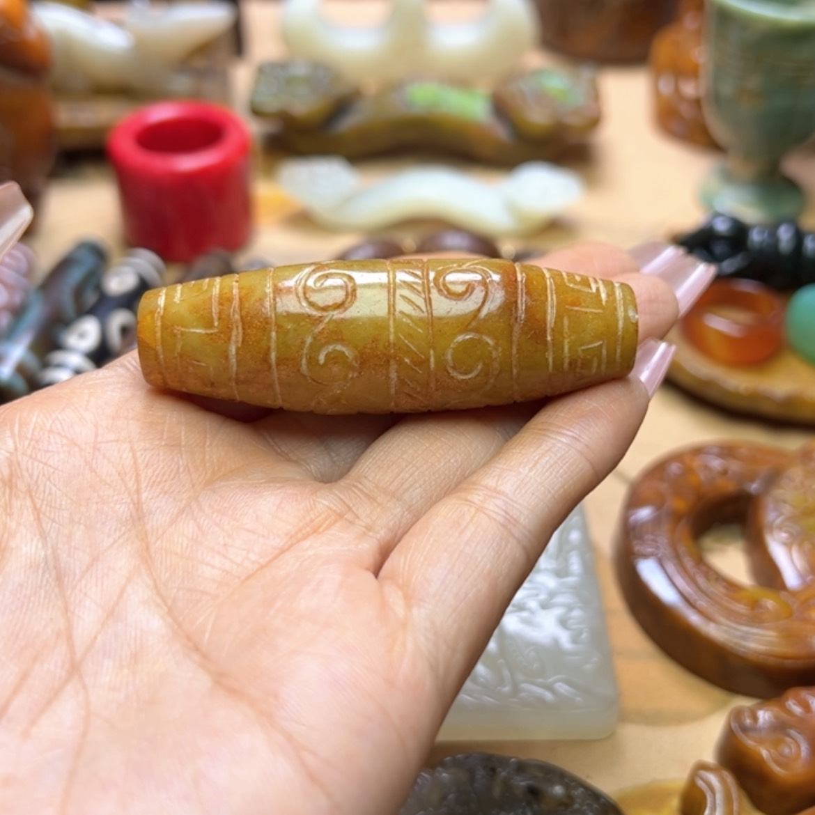 【闪购商品】蛇纹石玉颈饰未镶嵌