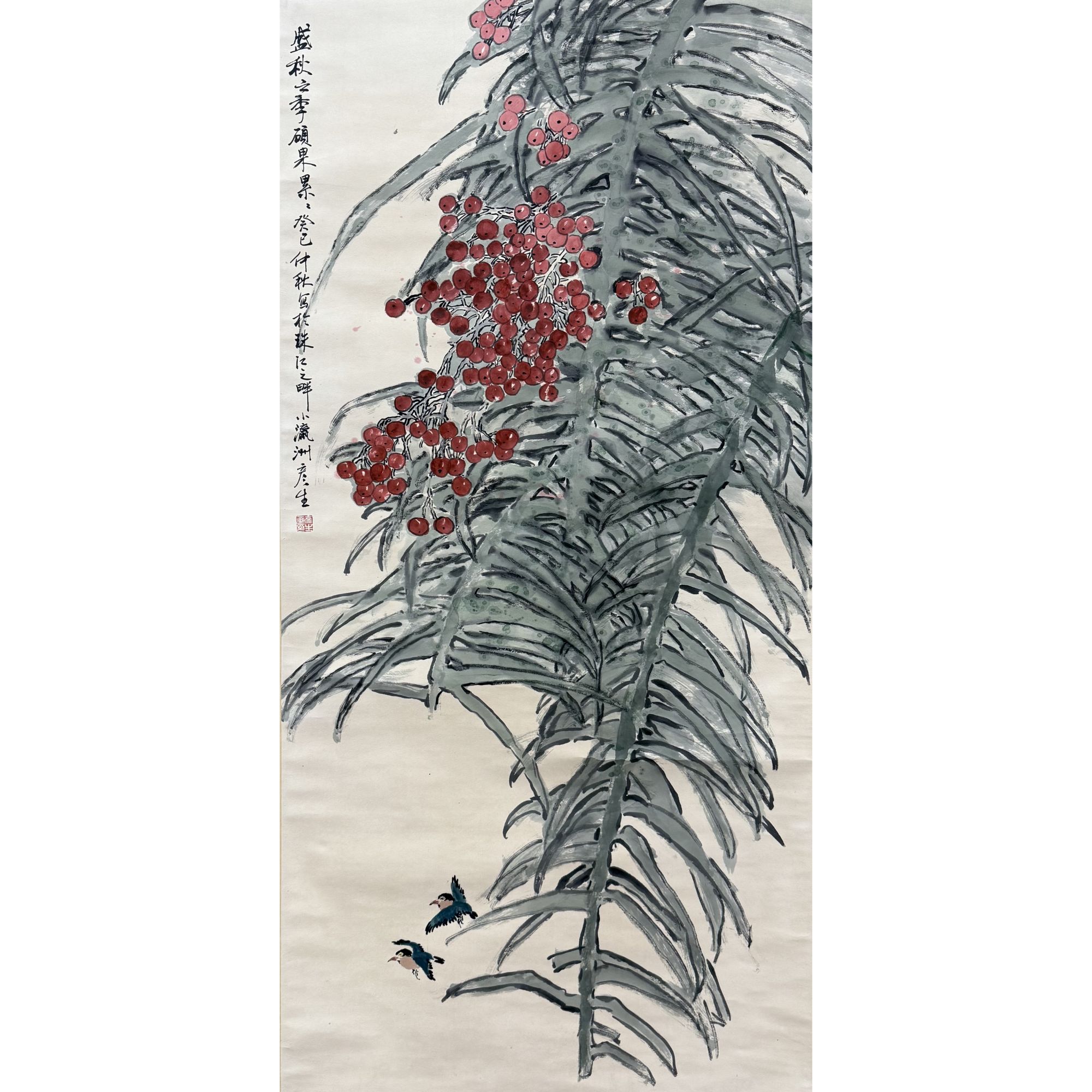 【花鸟】  67x138   CP-40352   立轴