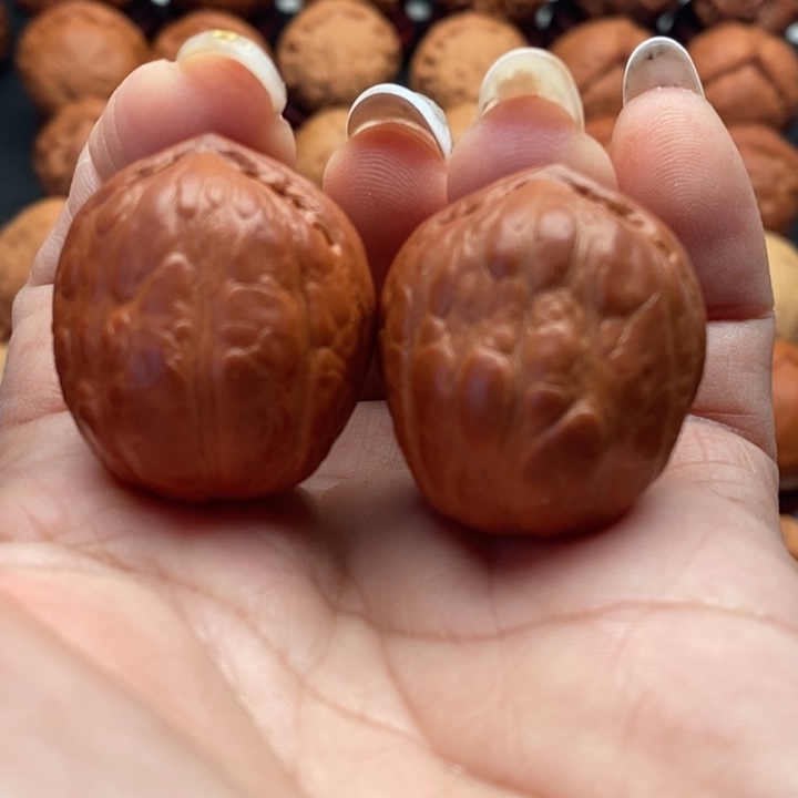 核桃精品文玩核桃手捻甲骨文