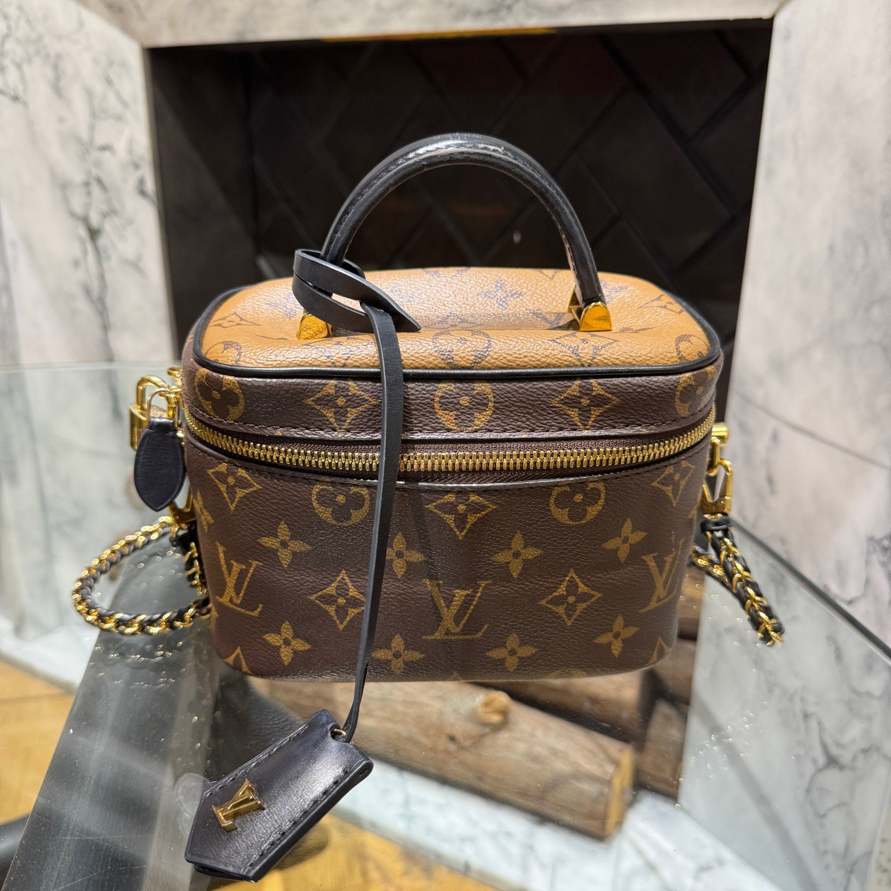 95新 LouisVuitton/路易威登 11960516/KIKIFIFI/化妆盒