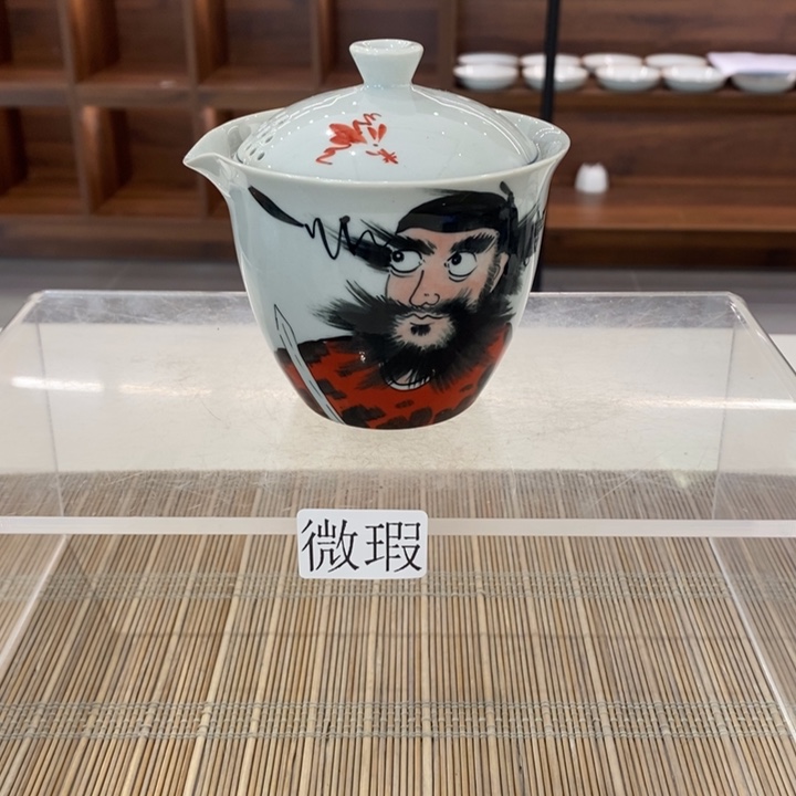 釉下老陶泥手工绘制