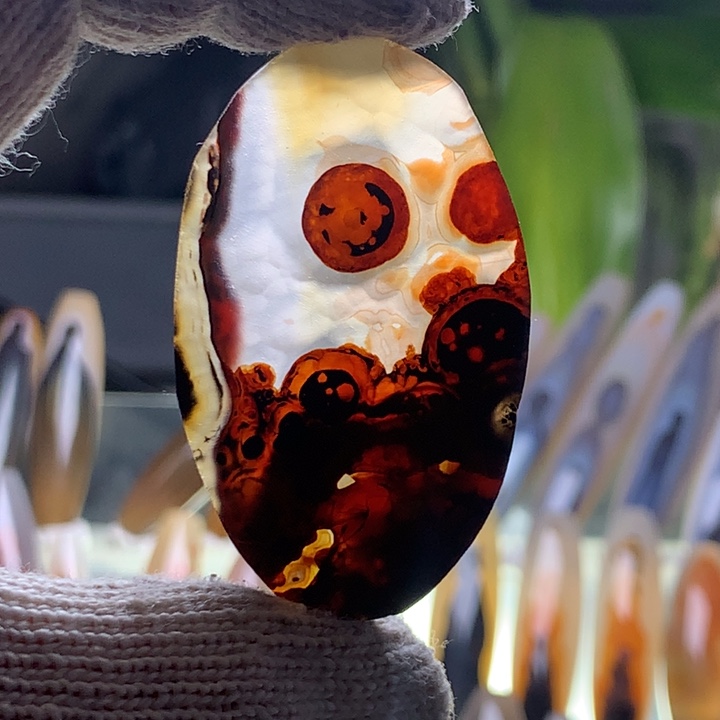 未镶嵌玛瑙/玉髓珠宝半成品209