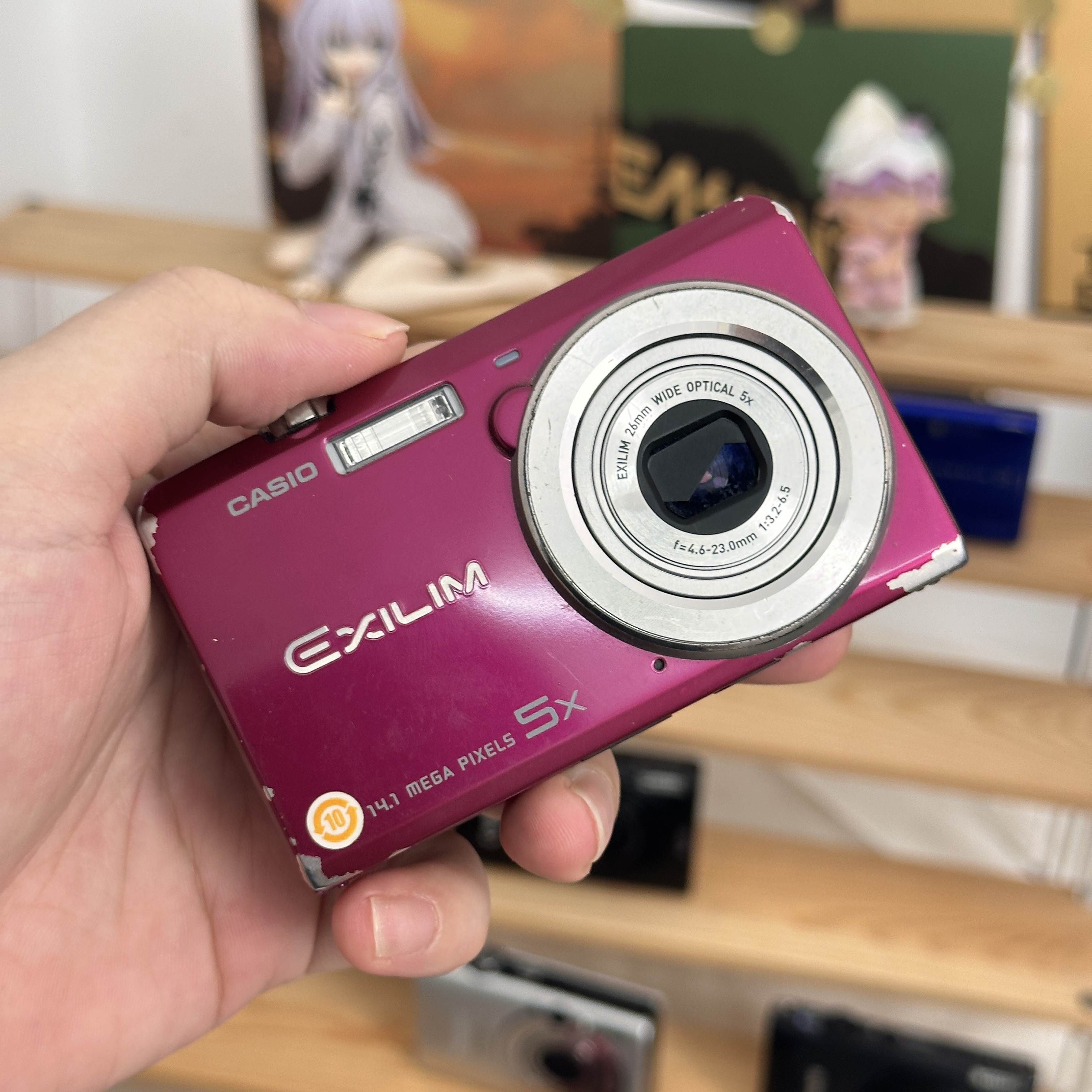 8新 Casio/卡西欧 卡西欧Zs10 清冷感十足 缺镜头帘