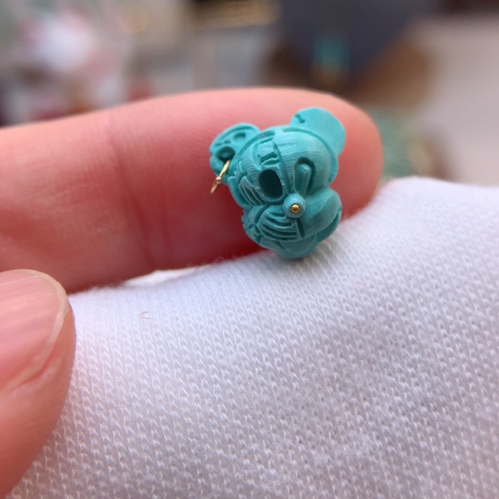 绿松石绿松石配饰未镶嵌