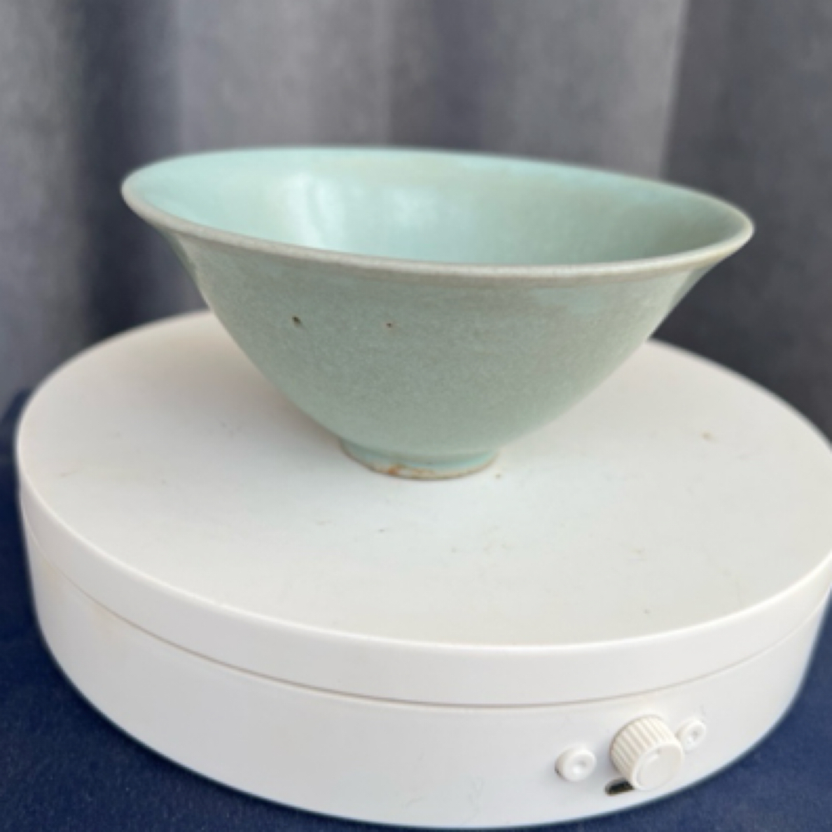 汝窑斗笠盏纯手工制作