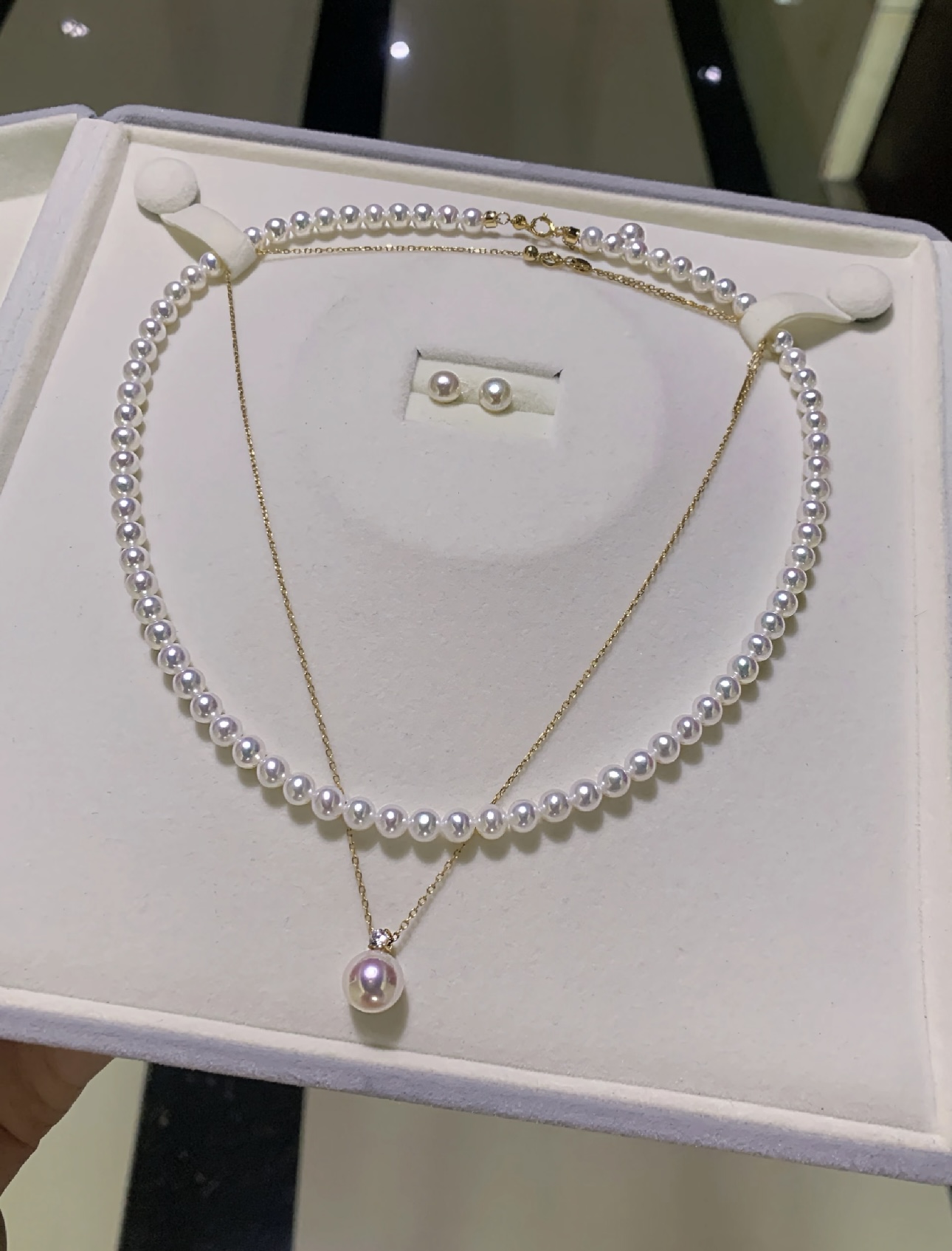 【新店宠粉】baby维纳斯极光白小米珠项链