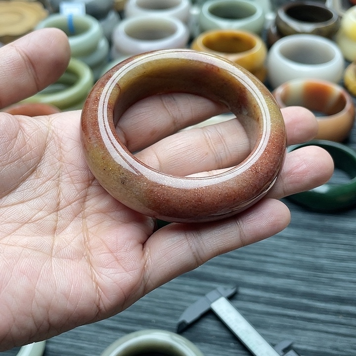 石英岩玉合金手镯