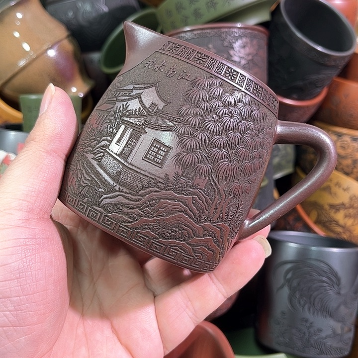 茶杯紫砂全手工紫砂主人杯