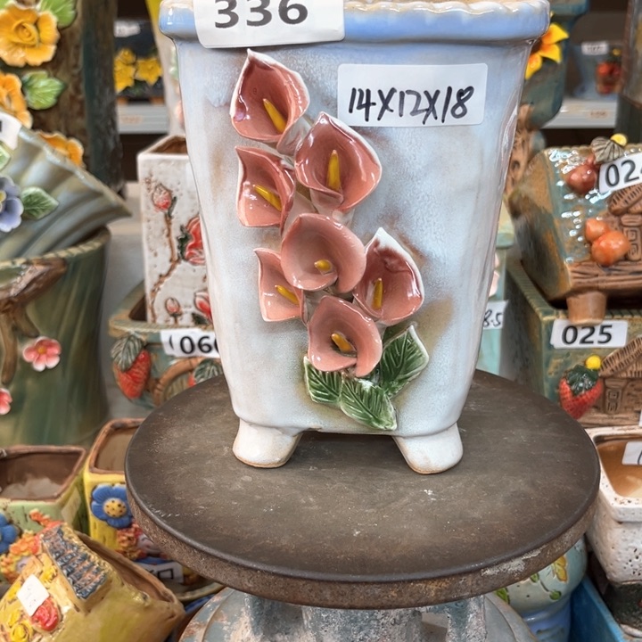 紫砂花盆粗陶材质多肉花盆