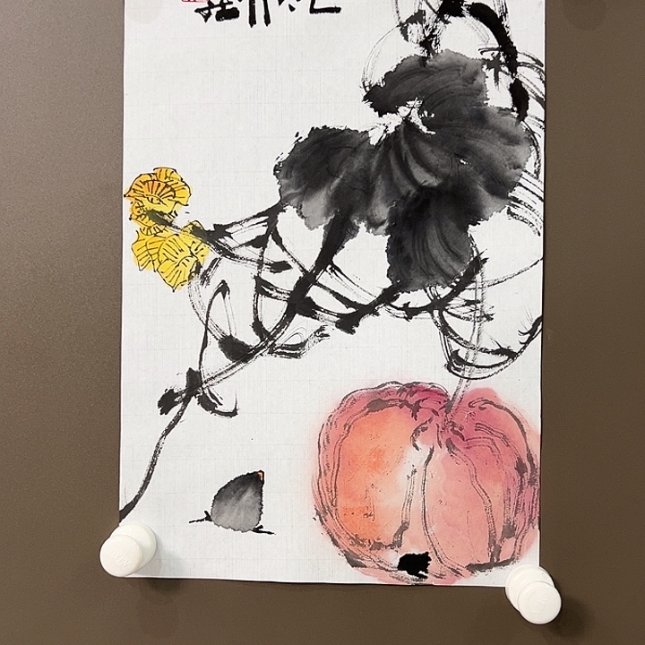 国画郭千龙   手绘原创