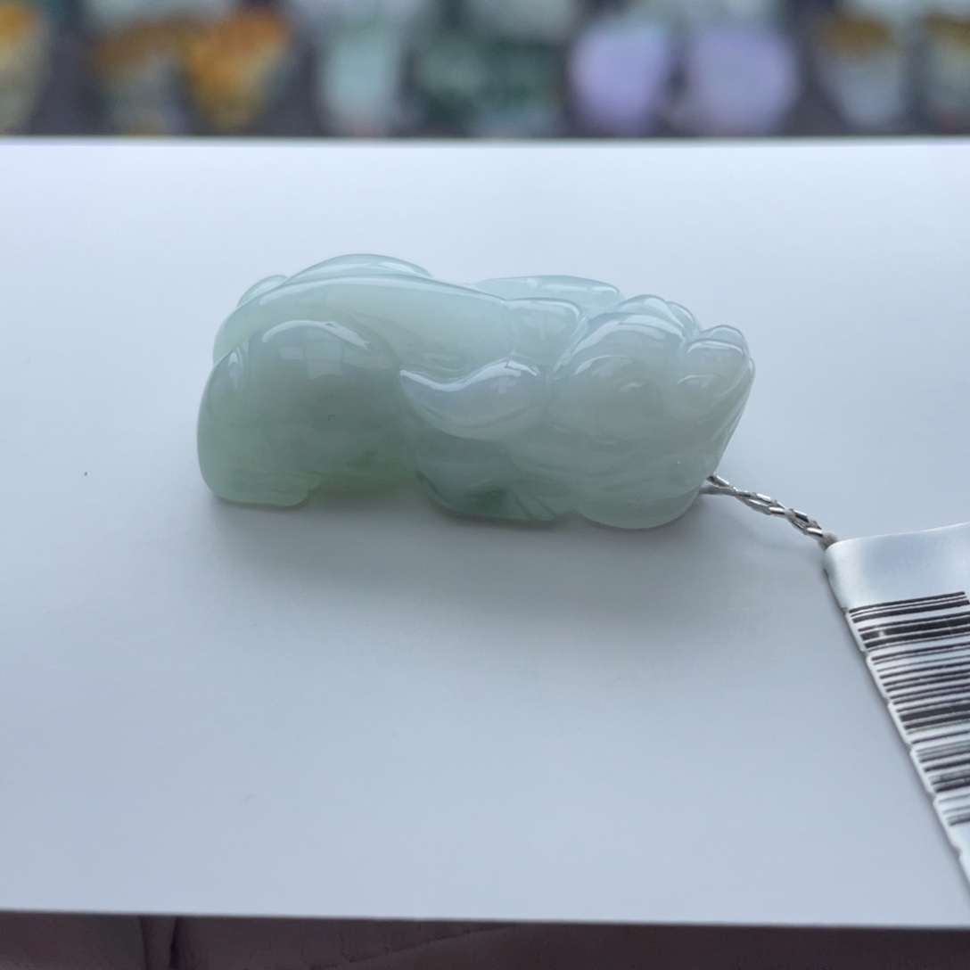 翡翠颈饰未镶嵌貔貅