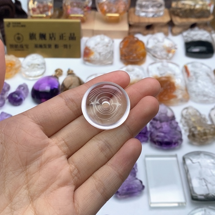 水晶颈饰未镶嵌定制