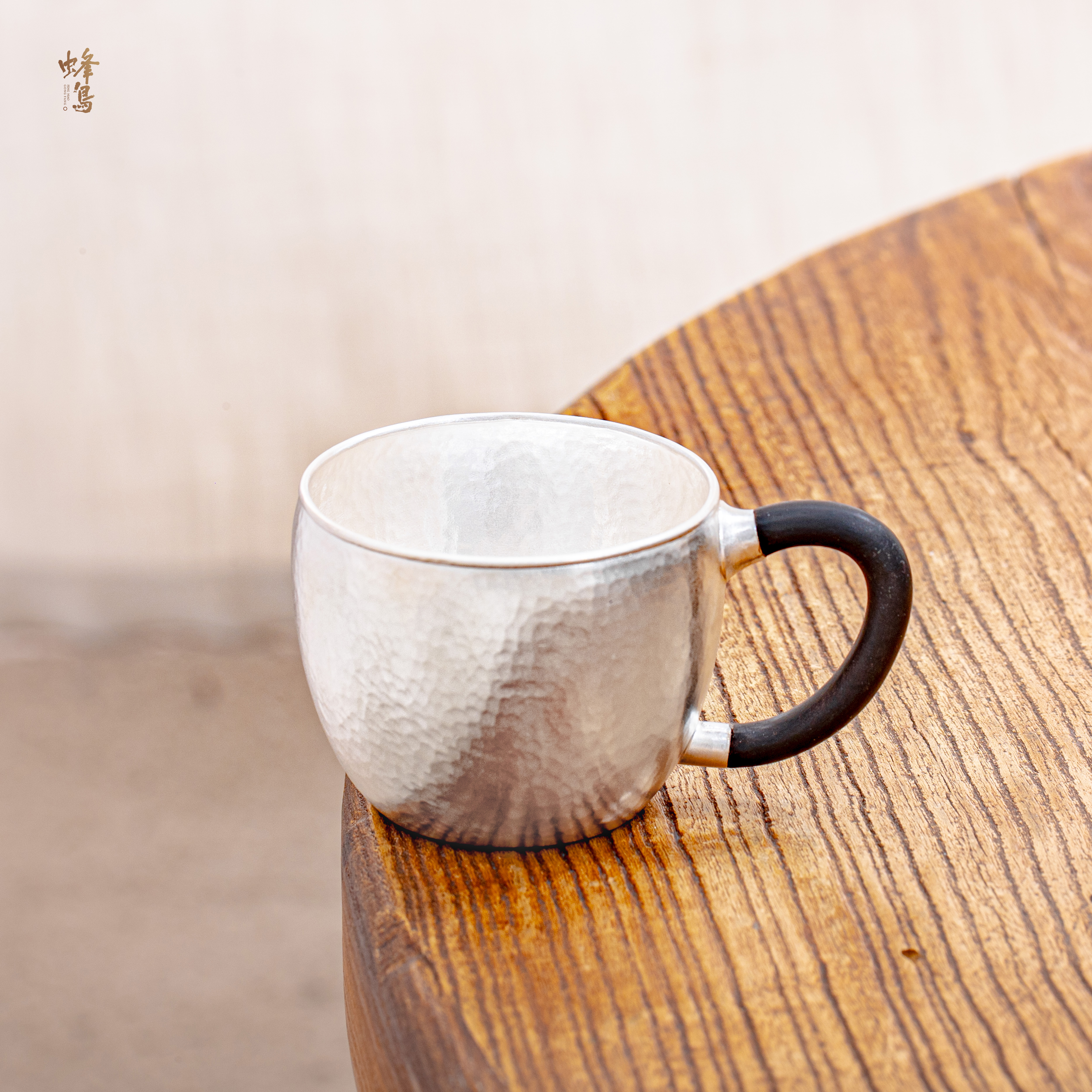蜂鸟工坊 出口 木把锤纹素款水杯茶杯 FNNA1924