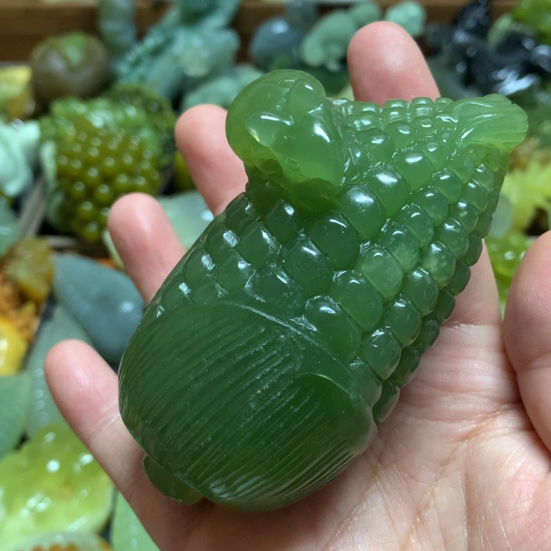 岫玉手把未镶嵌手把