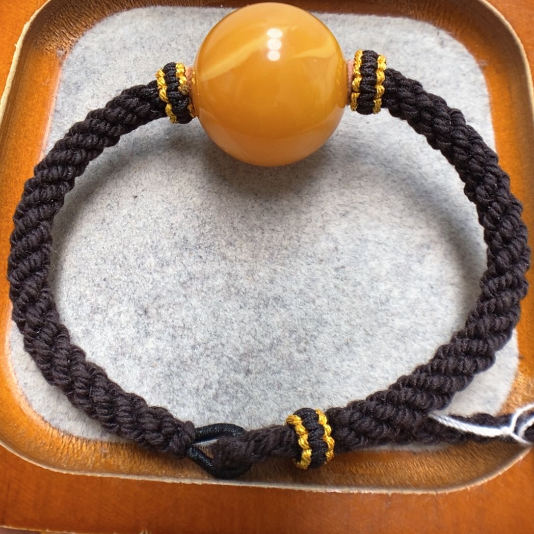 未镶嵌蜜蜡手绳蜜蜡