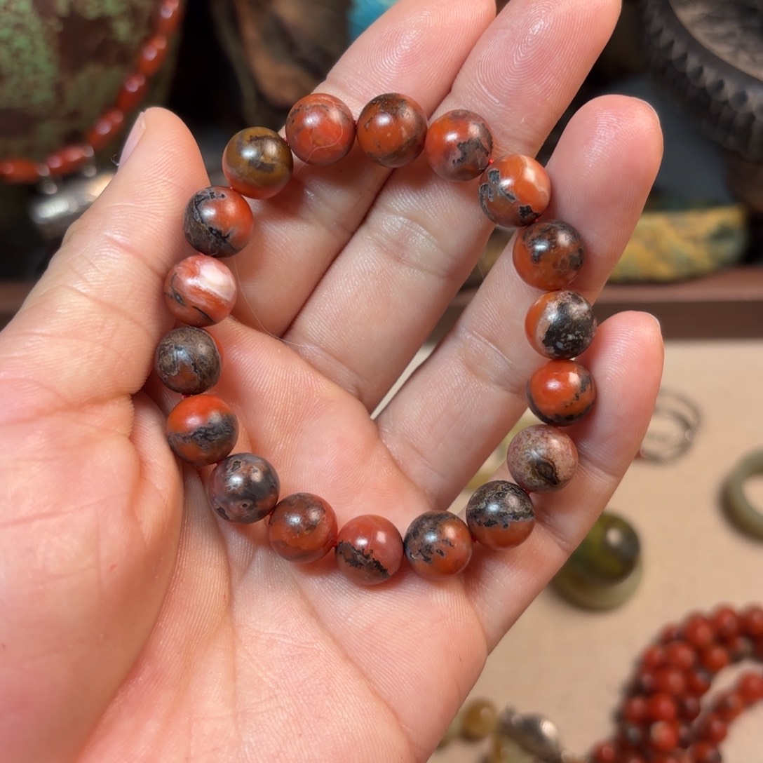 南红玛瑙手链未镶嵌