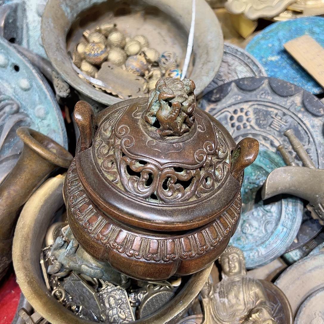 呈*黄铜摆件文档摆件